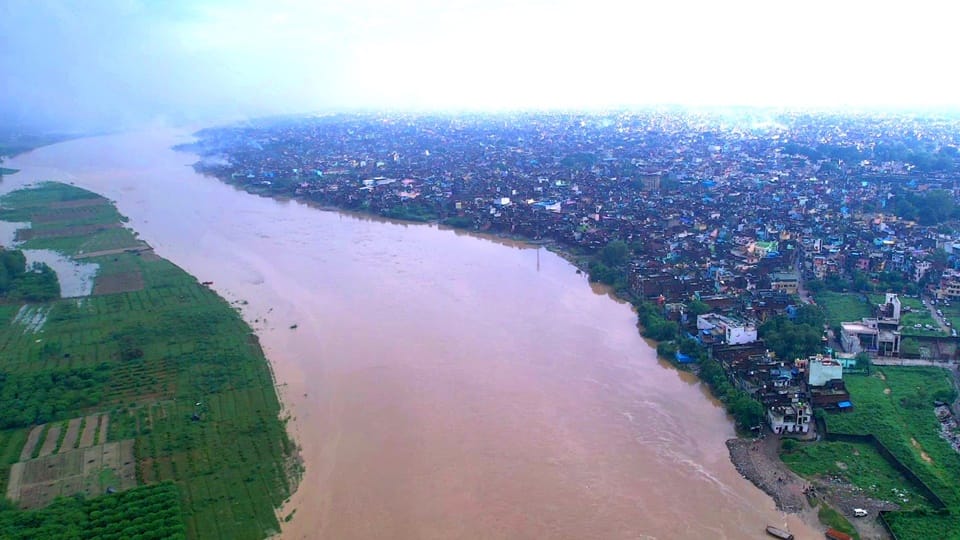 Many villages in Moradabad district are submerged in flood, traffic is disrupted