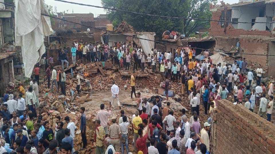 firecrackers from two villages have killed 36 people in 15 years In Agra Illegal storage takes countryside