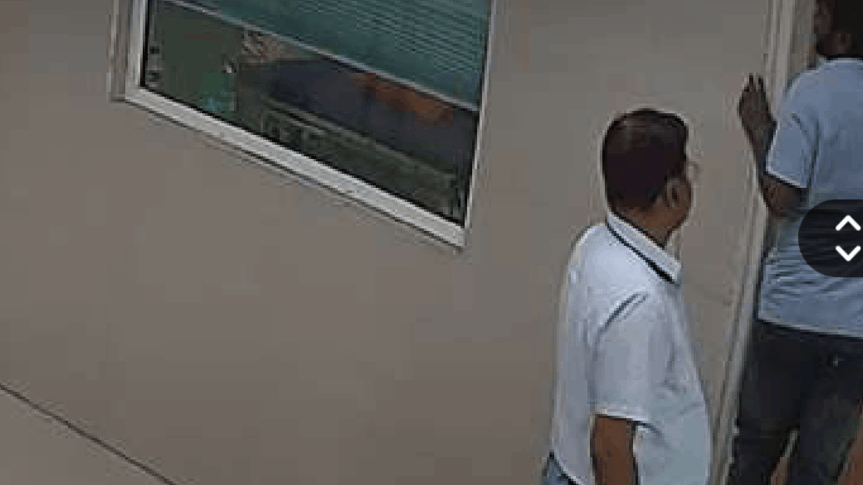 Surgeons seen taping CCTV cameras in the district hospital