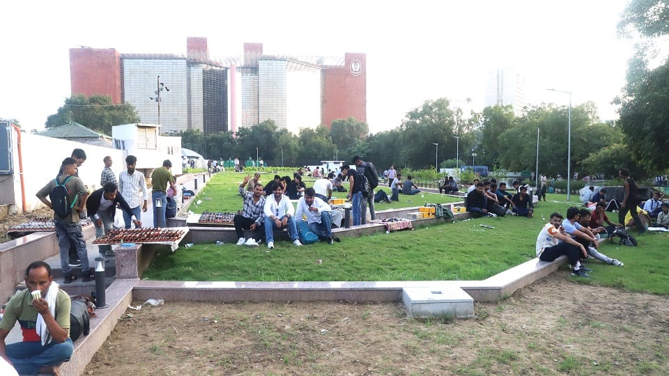 Connaught Place's terrace garden becomes new picnic spot in Delhi