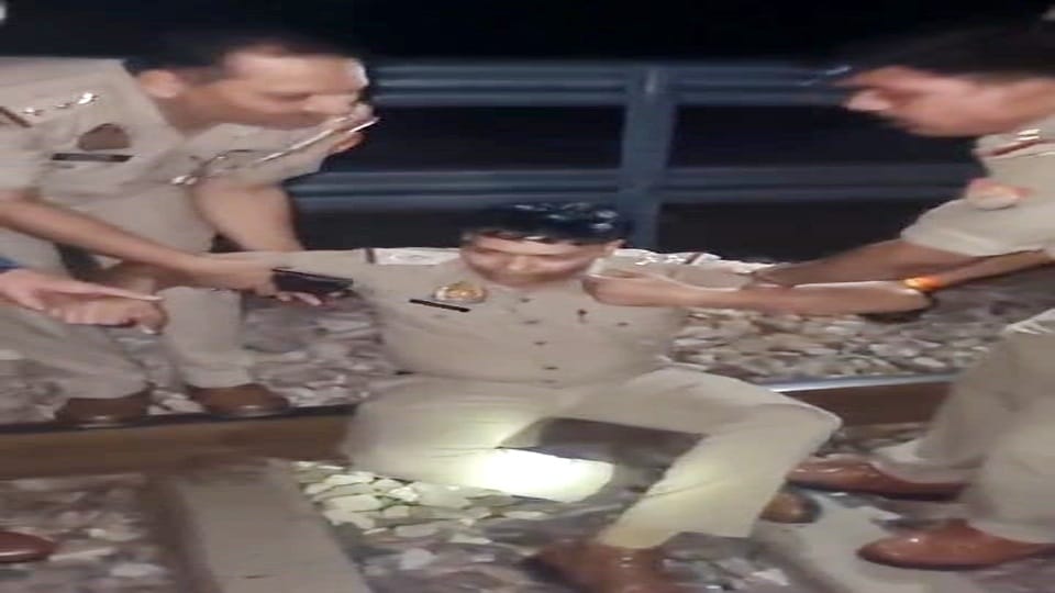 Inspector reached railway track to commit suicide