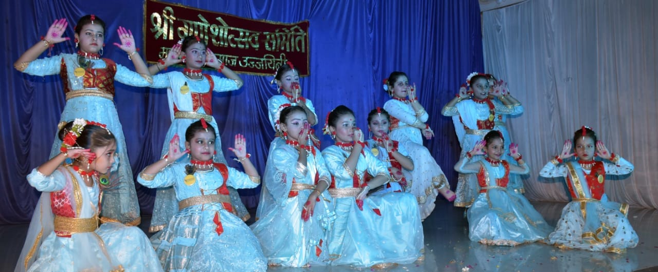 Ujjain News: Presentation of Ambikey Nupur-Naad in Ganesh Utsav of Maharashtra society