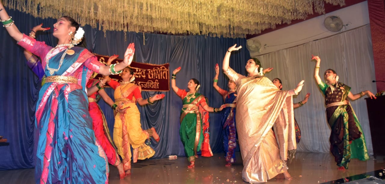 Ujjain News: Presentation of Ambikey Nupur-Naad in Ganesh Utsav of Maharashtra society