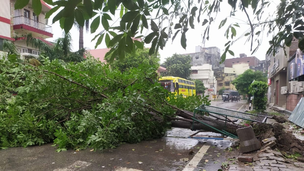 Impact of Yagi storm in Varanasi, waterlogging due to heavy rains led to power outage for 15 hours