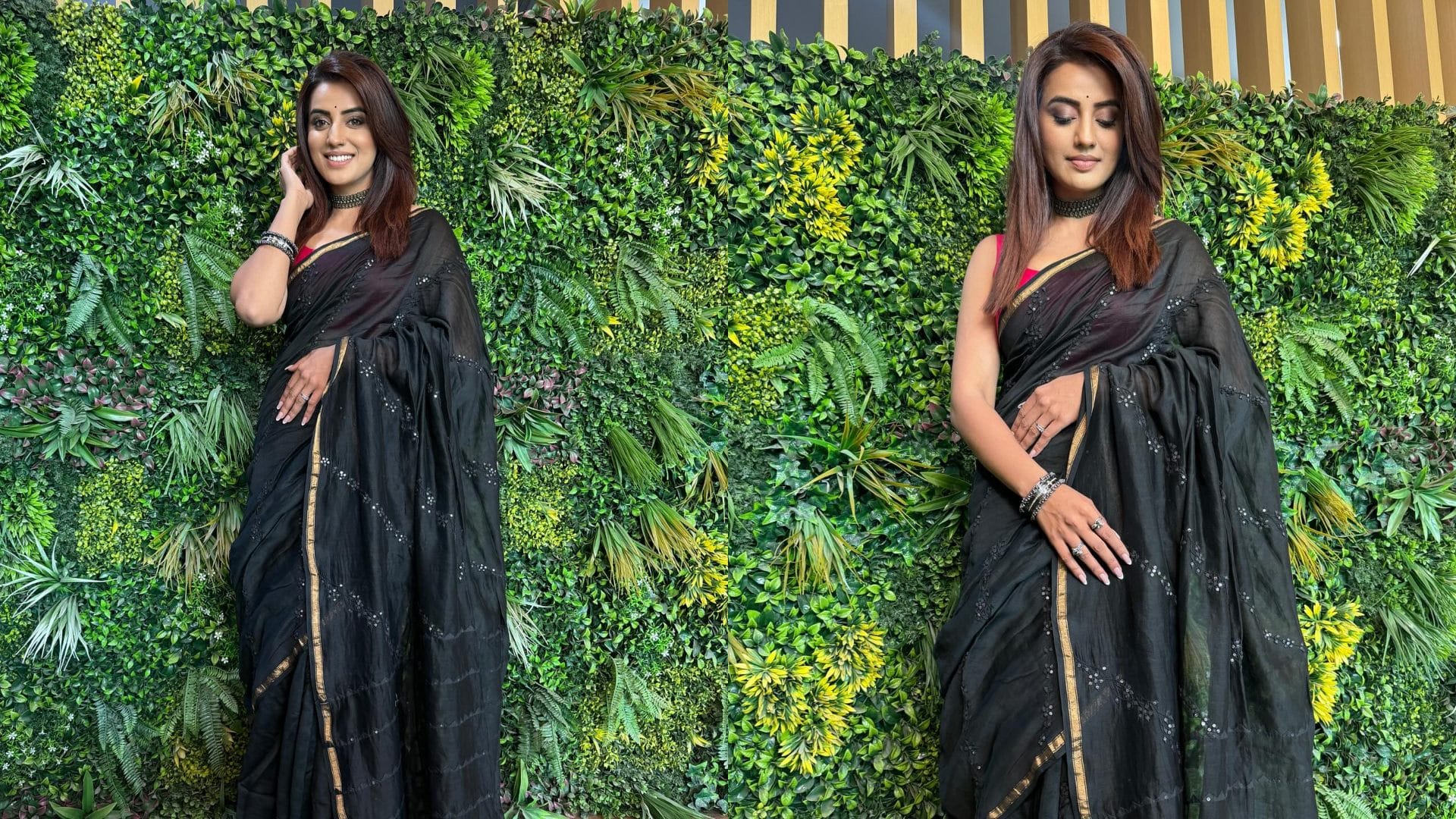 bhojpuri actress akshara singh Saree Collection images
