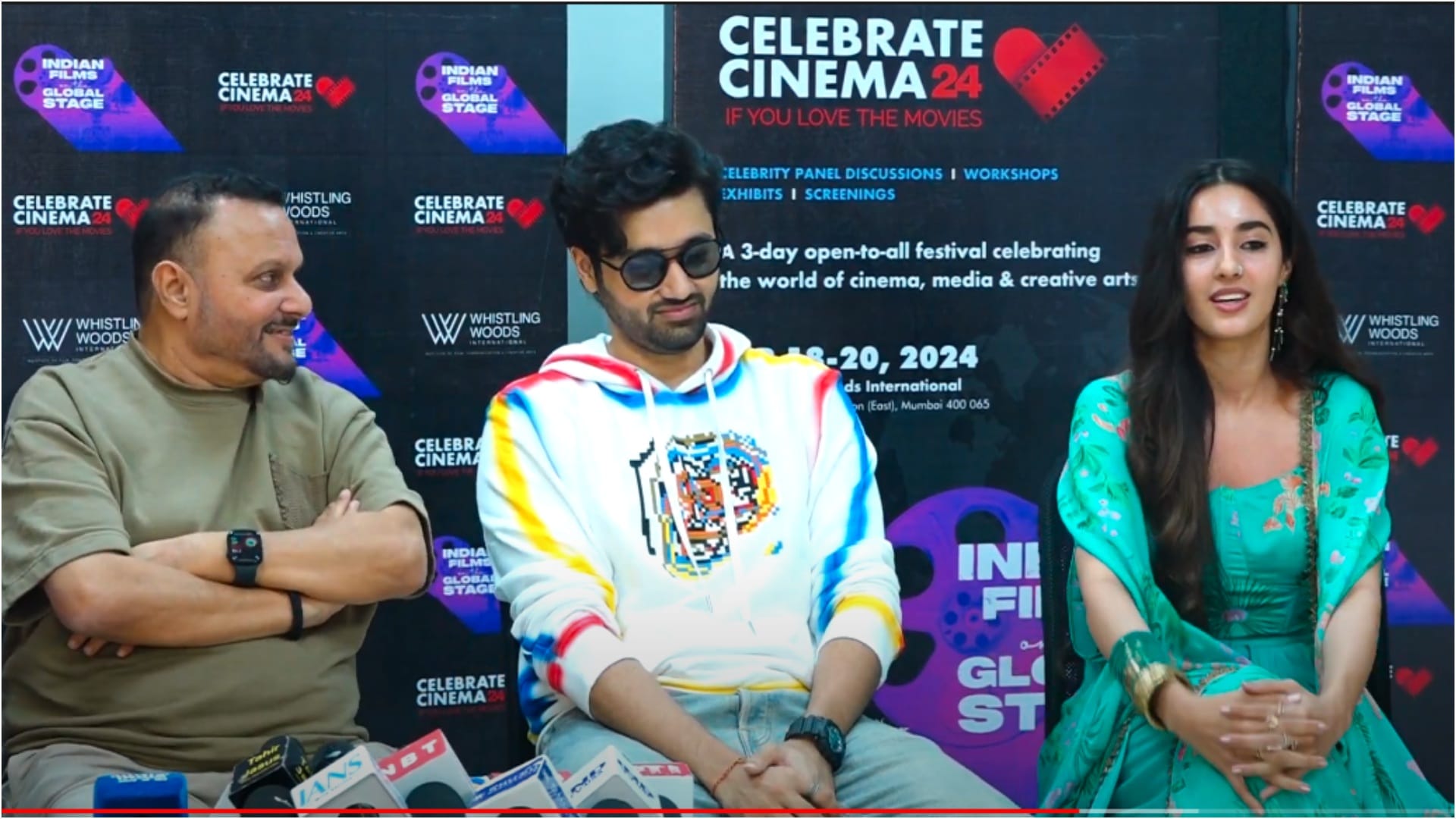 Shubhas Ghai and gadar 2 team attend inaugural ceremony of celebrate cinema 2024 anil sharma simrat utkarsh