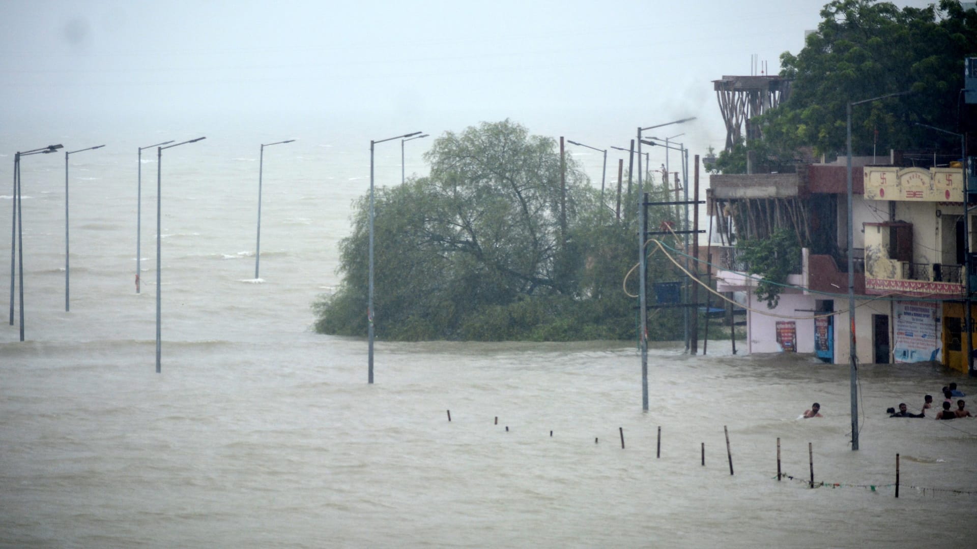 First the flood left people homeless, now the rain took away the roof