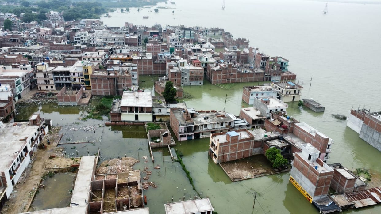 First the flood left people homeless, now the rain took away the roof