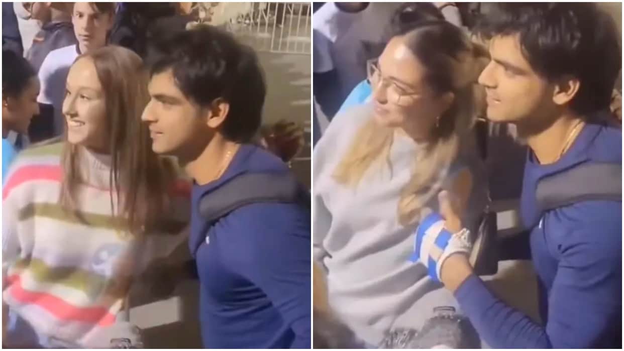 Female fan Takes Selfie With Neeraj Chopra, Asks For Number, See Neeraj Reply, Watch Video