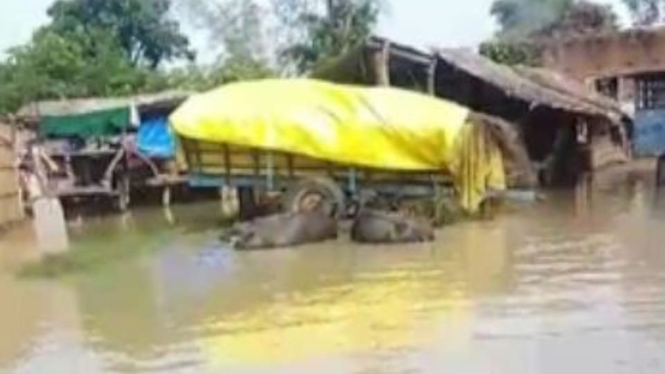 Flood of trouble in UP Six puris in 24 hours in Lakhimpur that too not for everyone see photos