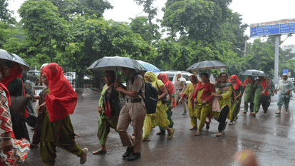 गुरुग्राम में बारिश से आफत