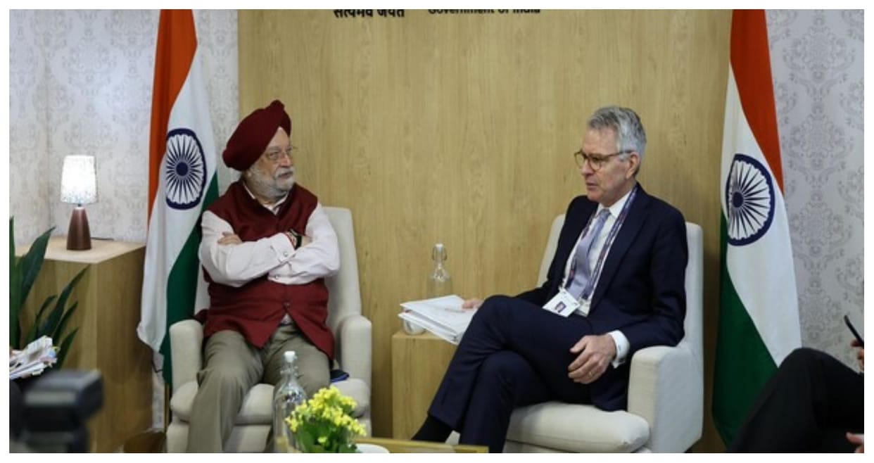 Hardeep Puri met Geoffrey Pyatt and brainstormed on further strengthening energy cooperation between India-US