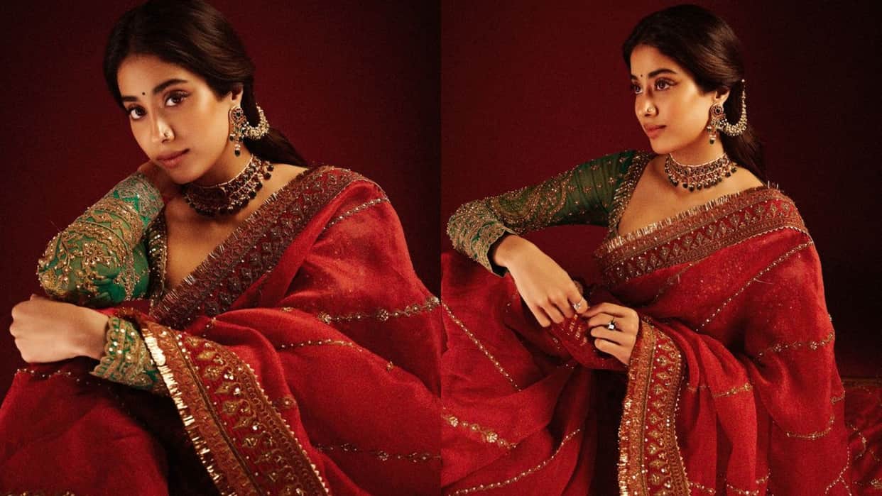 Devara Star Janhvi Kapoor spoke Tamil at an event in Chennai with Junior NTR see netizens reaction on this