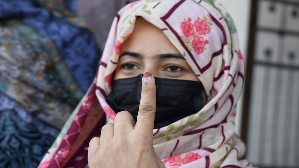 For the first time in 32 years elections were held in JammuKashmir without any shelling or terrorist incidents