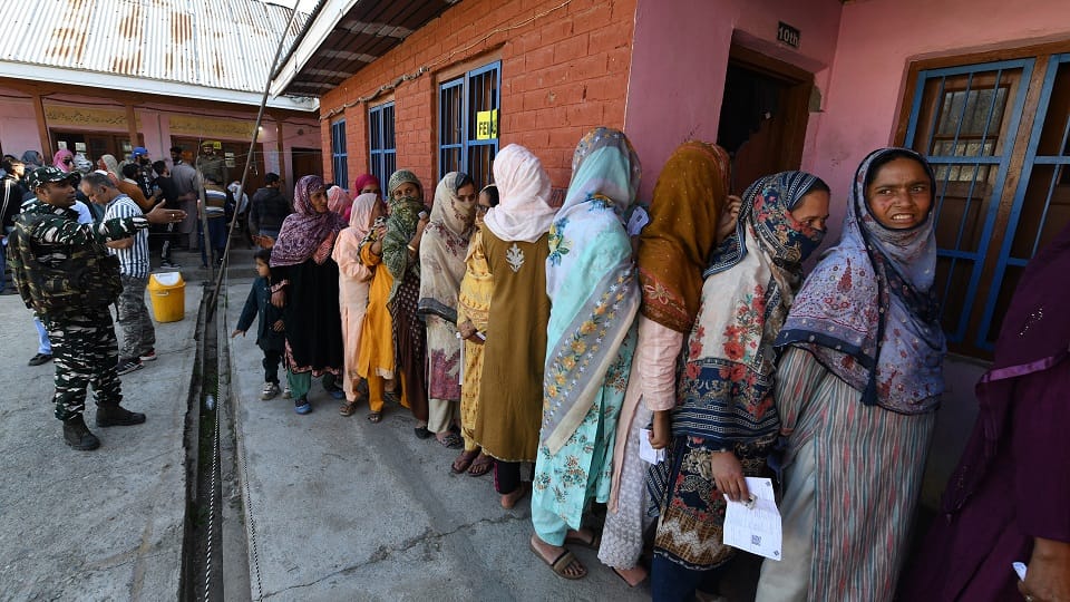 Jammu and Kashmir assembly election 2024 See pictures of voting in the first phase