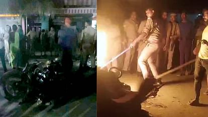Azamgarh News: जानलेवा हमले में घायल व्यक्ति की मौत के बाद बवाल, तोड़फोड़- पथराव; पुलिस पर फेंके गए पत्थर uproar after death of youth injured in an attack in Azamgarh