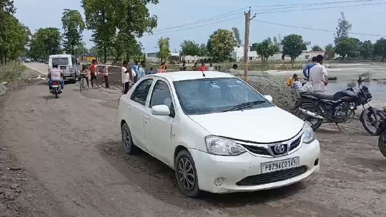 NHAI repaired Palia-Bhira road in 24 hours in Lakhimpur kheri
