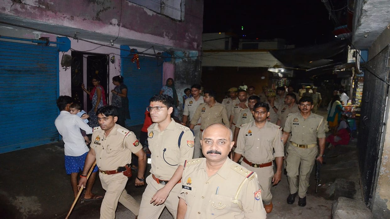 Anti-social elements tried to spoil the atmosphere in Bareilly