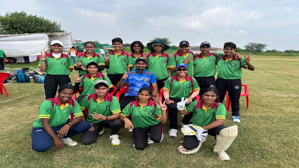 Chittorgarh: Chittor got a great victory in T-20 women's cricket competition, defeated Jaisalmer by 205 runs