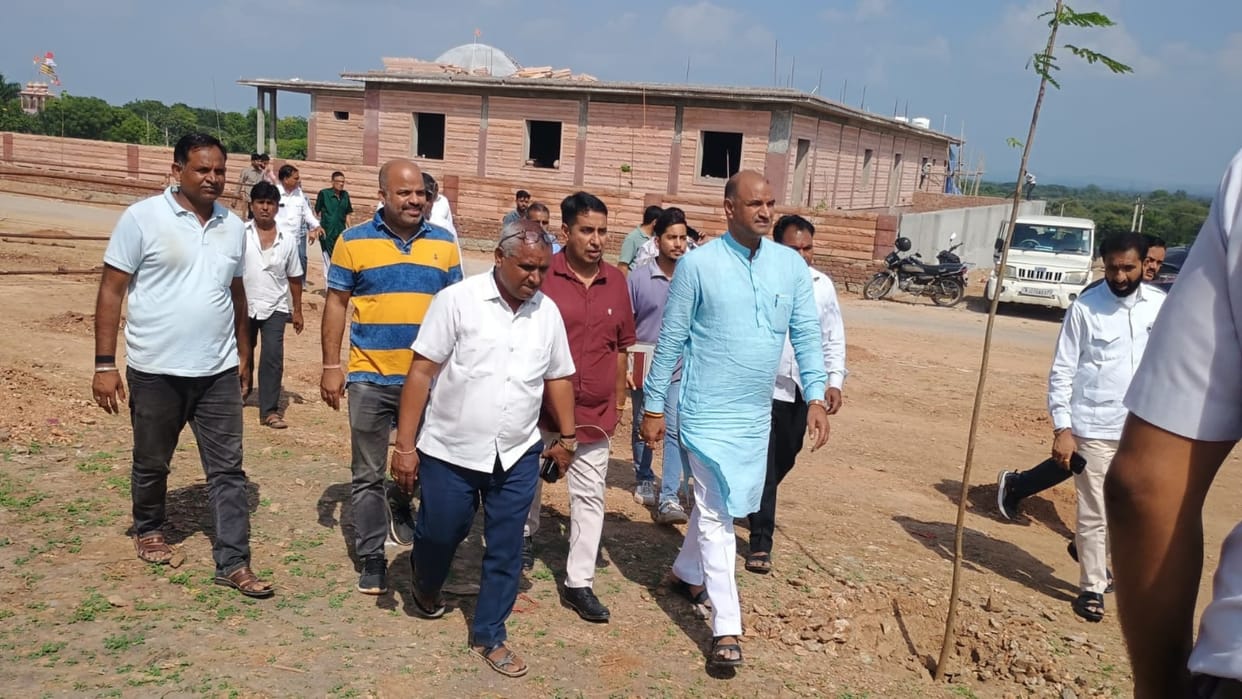 Chittorgarh: Tree plantation will take place in Angarh Bavji tomorrow, preparations completed for CM's arrival