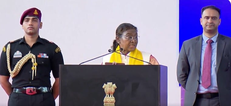 President Murmu attended the convocation ceremony of MNIT Jaipur