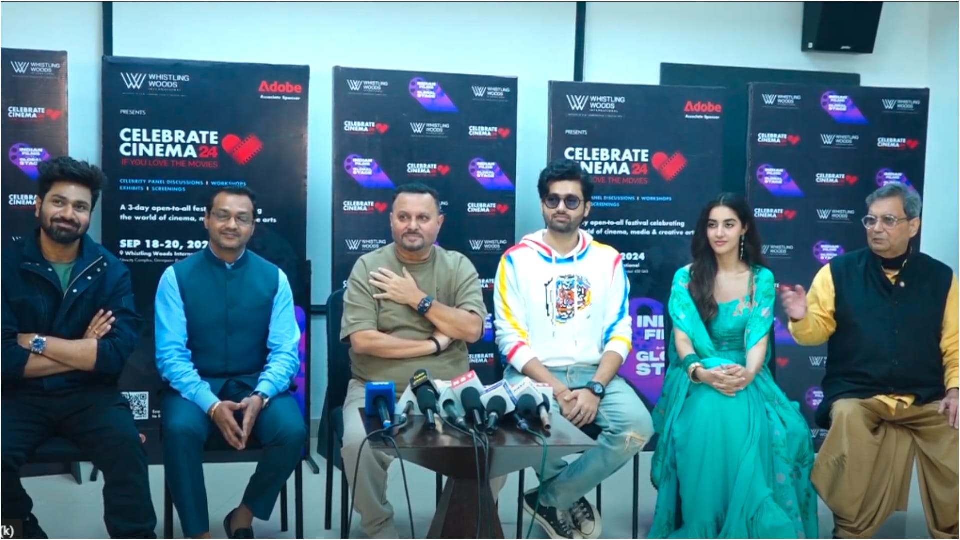 Shubhas Ghai and gadar 2 team attend inaugural ceremony of celebrate cinema 2024 anil sharma simrat utkarsh