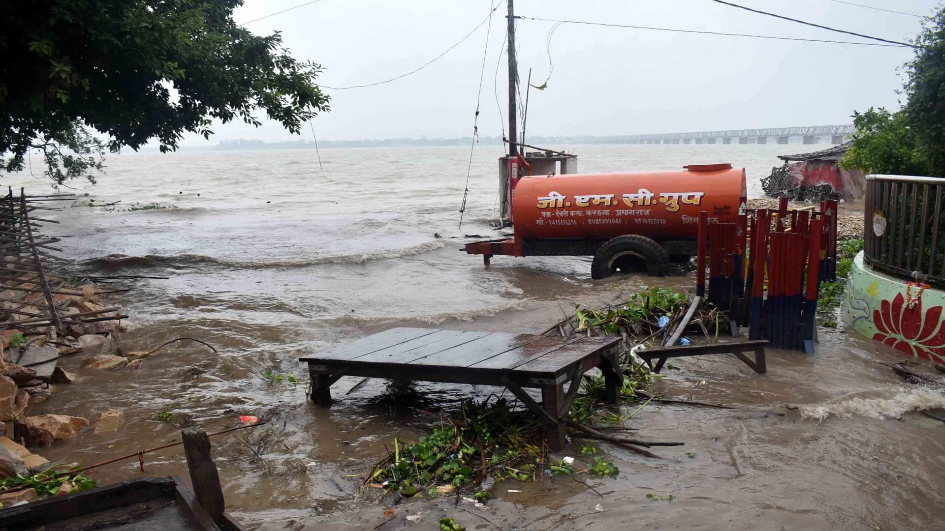 First the flood left people homeless, now the rain took away the roof