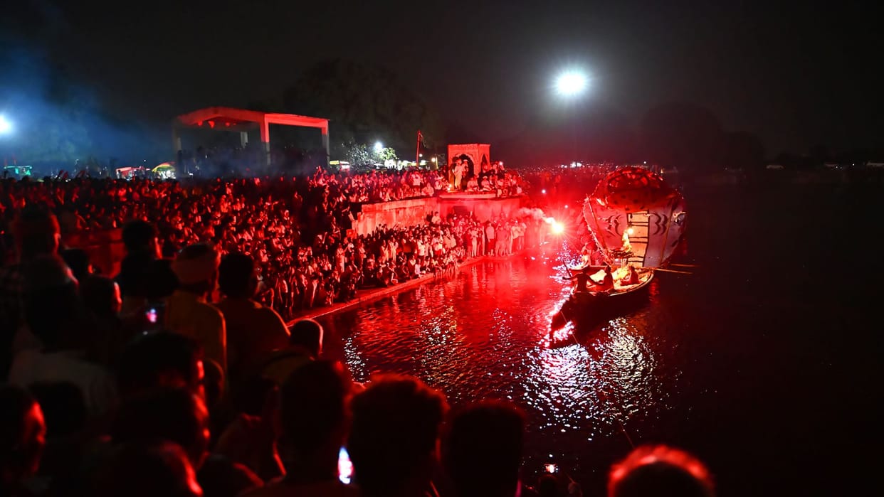 world famous Ramnagar Ramlila started with birth of Ravana in varanasi