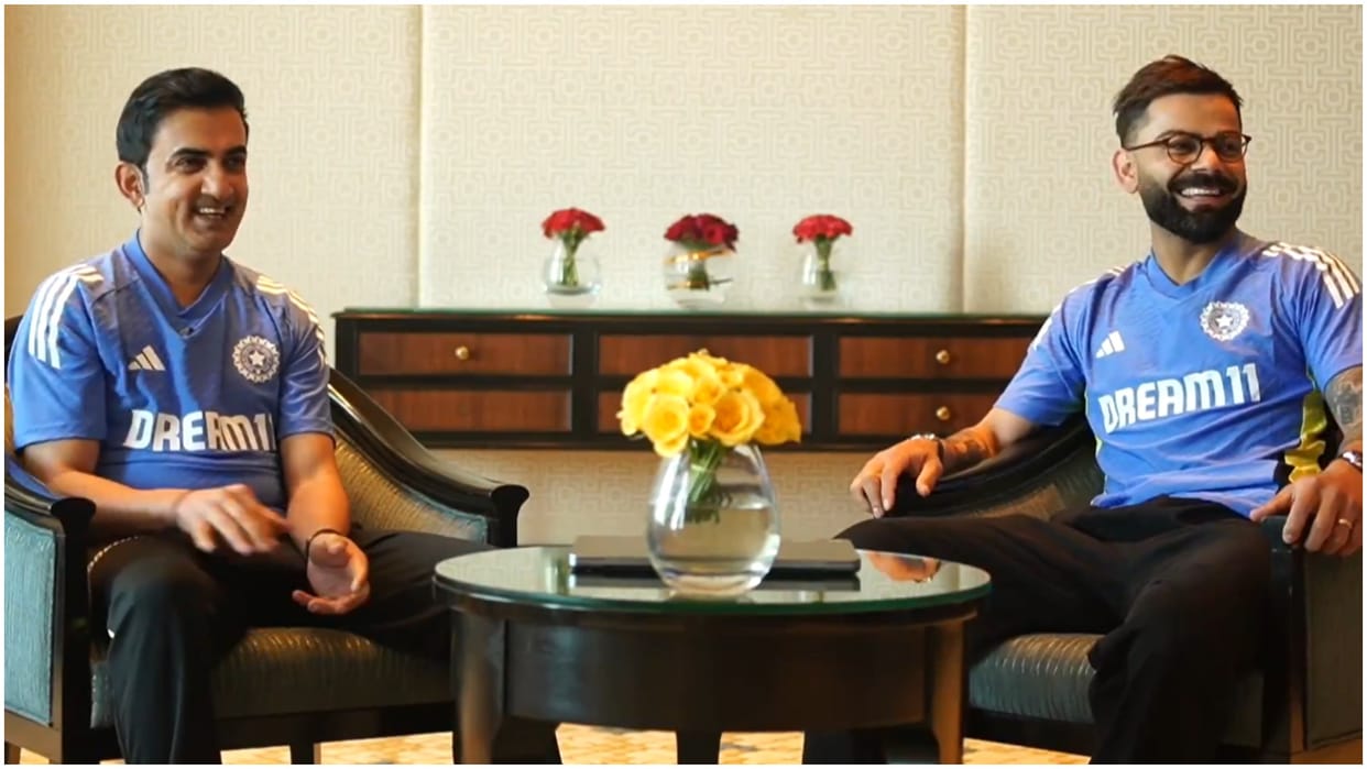Virat Kohli, Gautam Gambhir Interview Video, BCCI Shares laughter and fun conversation between Virat-Gambhir