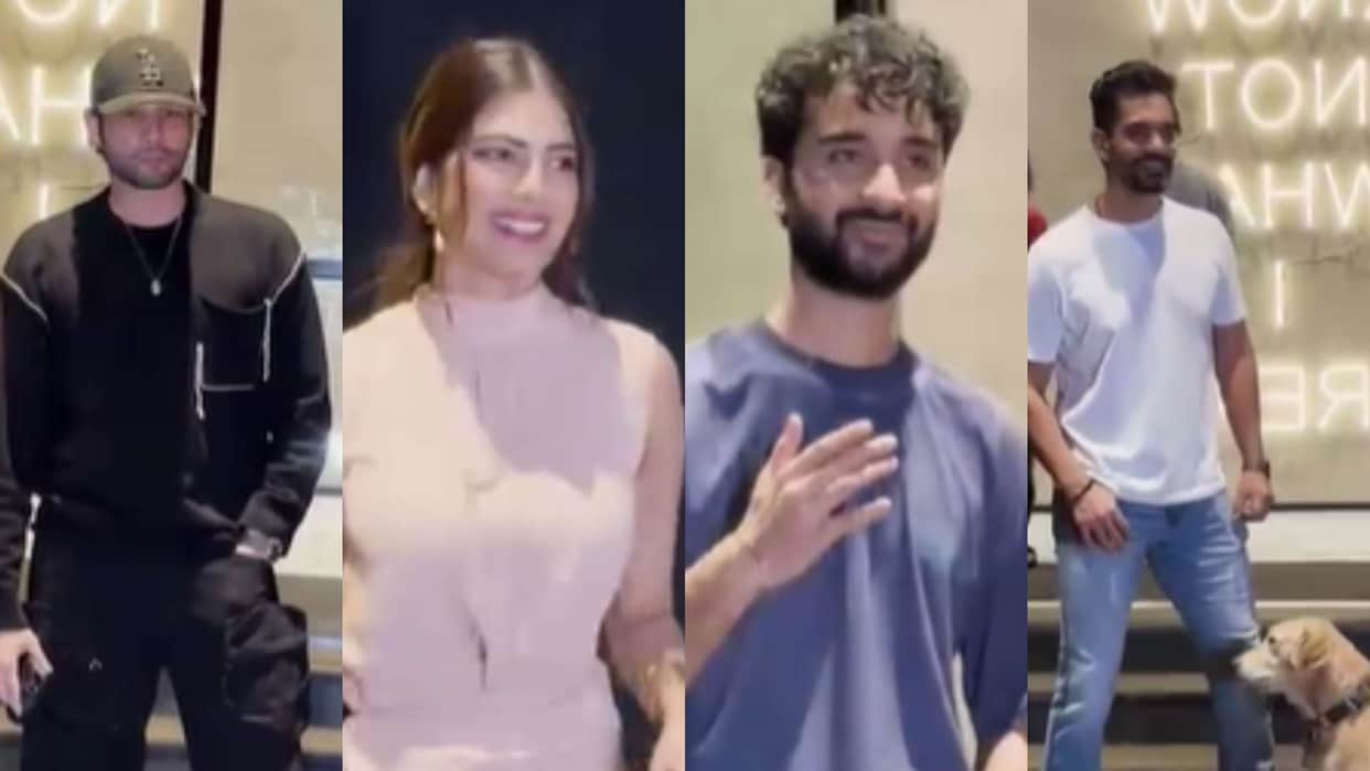 Yudhra Screening siddhant chaturvedi RAGHAV JUYAL MALVIKA MOHNAN angad bedi spread swag watch video