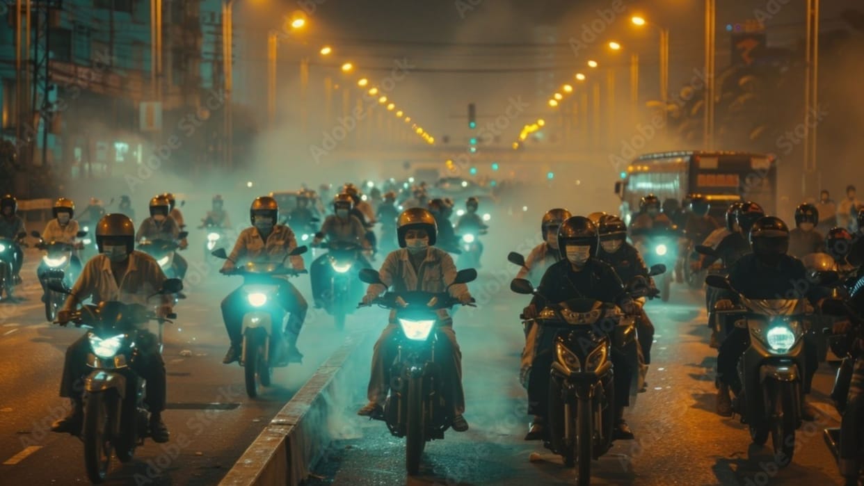 bike emitting alot of pollution then your vehicle pisten will be damaged