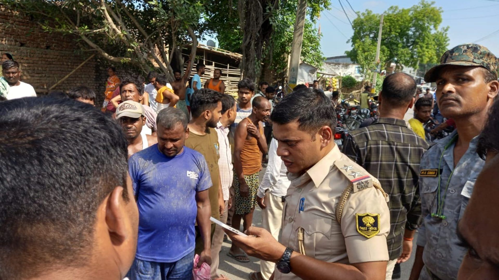 A middle aged woman was crushed by a bus in gopalganj