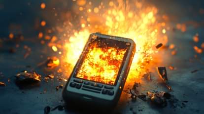 Betul News: Student's fingers got badly burnt due to explosion in phone's battery