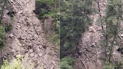 Uttarakhand Jyotirmath facing land subsidence and Now Landslide has become active below city