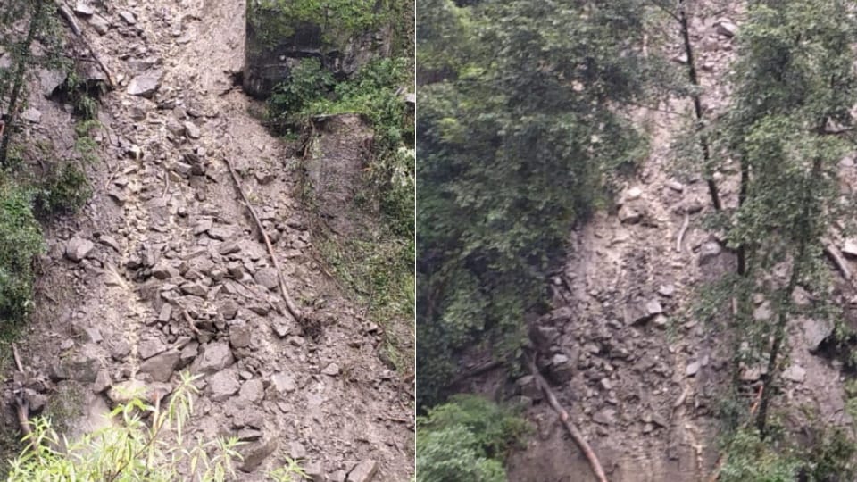 Uttarakhand Jyotirmath facing land subsidence and Now Landslide has become active below city