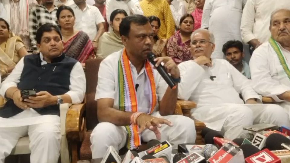 State Congress Committee held press conference in Kabirdham