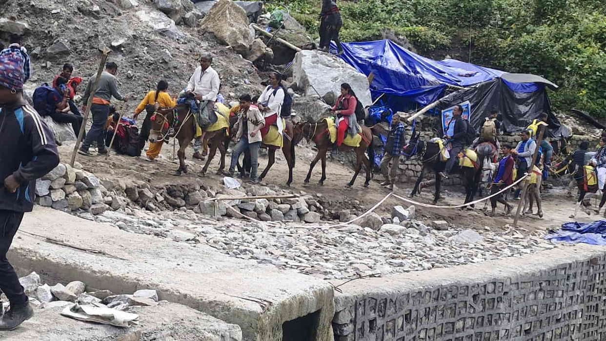 Alternative Route for Badrinath-Kedarnath Yatra Still Not Widened Chopta Road Widening Still Pending