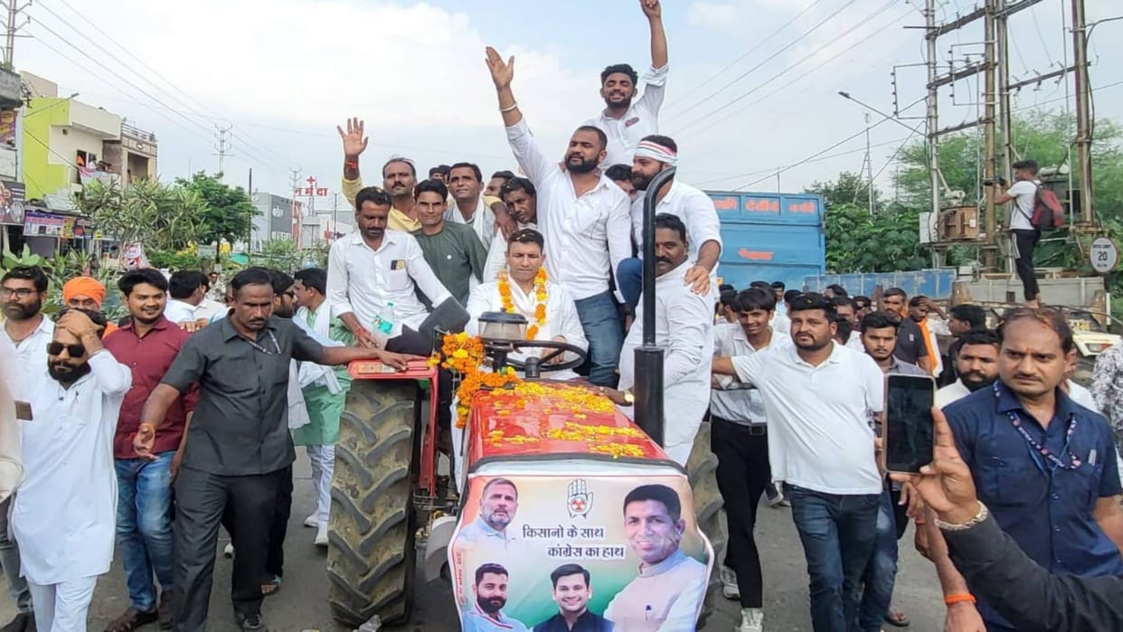 Sehore BJP wants to kill Rahul Gandhi alleged Jeetu Patwari in Tractor Kisan Nyay Yatra