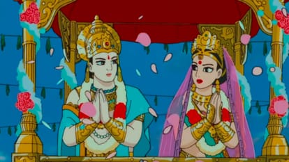 Ramayana The Legend of Prince Rama hindi version arun govil amrish puri shatrughan sinha Namrata Sahni voiced