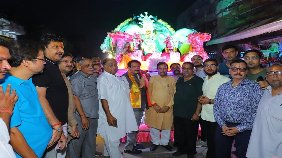 Ramleela Agra 2024: Ganesh shobha yatra from Mankameshwar mandir