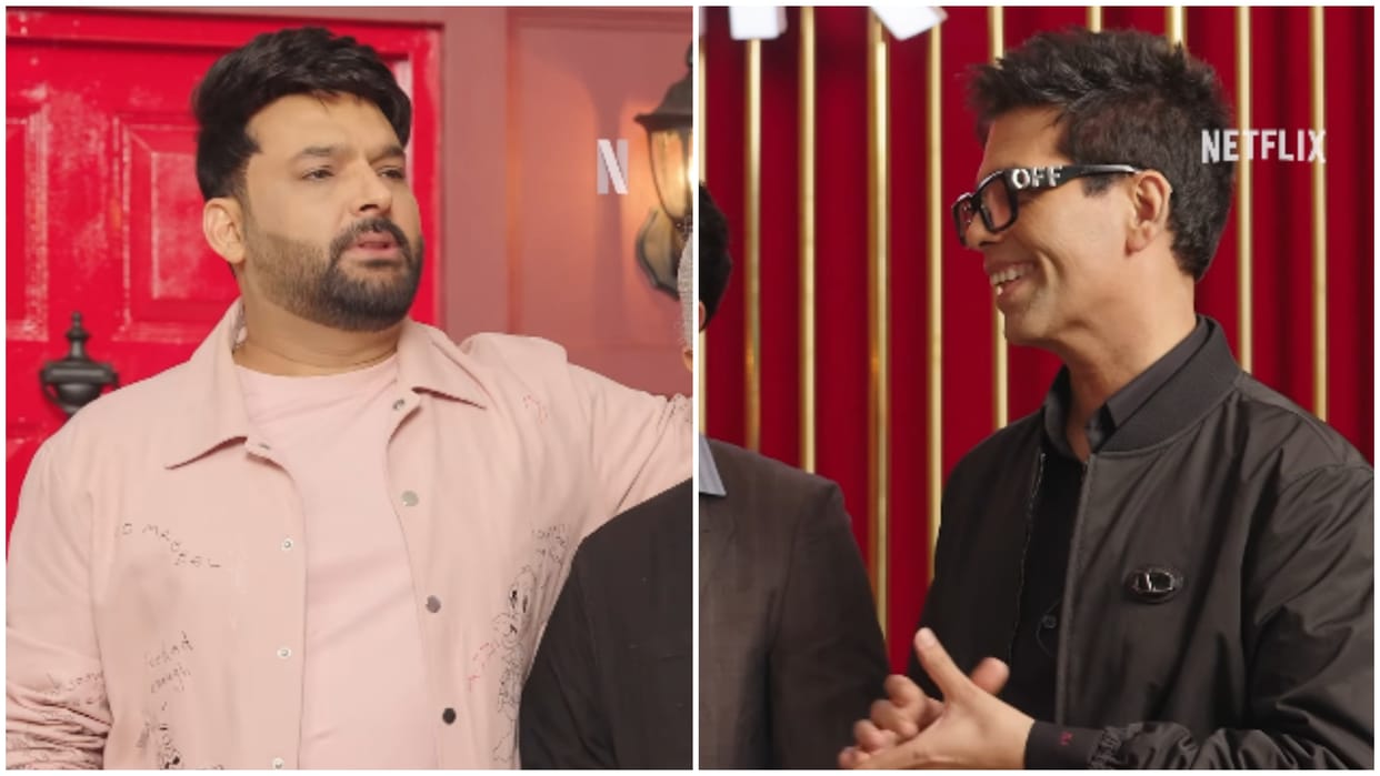 Kapil Sharma seen doing fun banter with Karan Johar in Netflix show The Great Indian Kapil Show new promo
