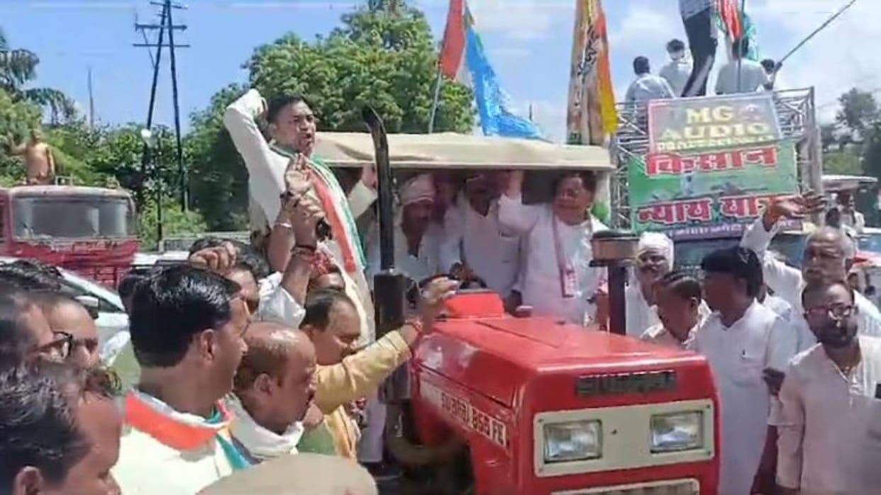 Congress Nyay Yatra Congress Nyay Yatra on farmers issues in Gwalior and Satna what is demand