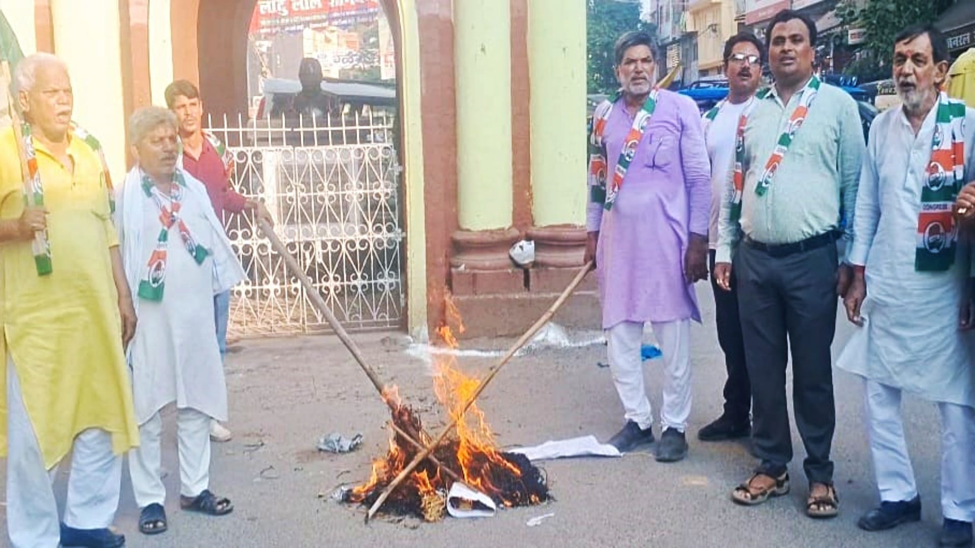 Nawada arson: Congress taunts Nawada incident is another proof of jungle raj in double engine govt of Bihar