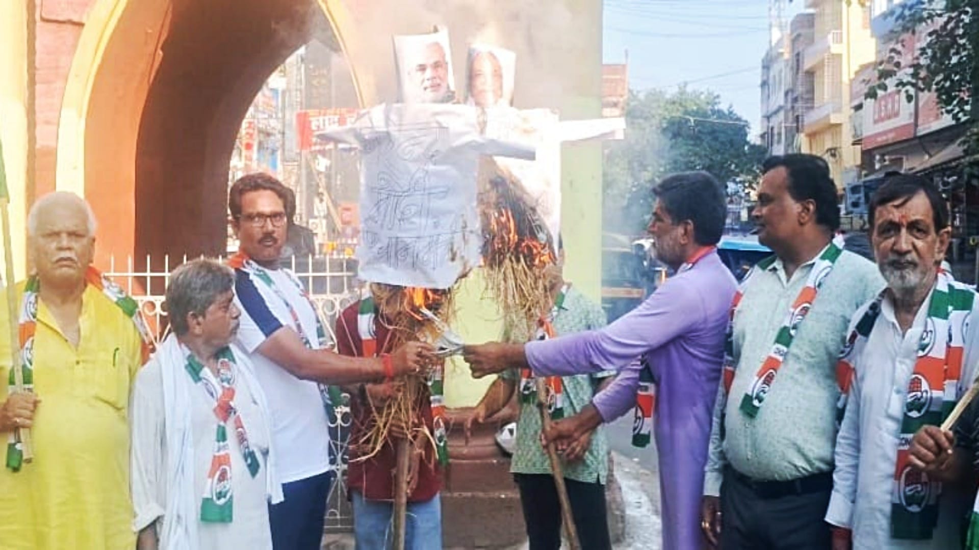 Nawada arson: Congress taunts Nawada incident is another proof of jungle raj in double engine govt of Bihar