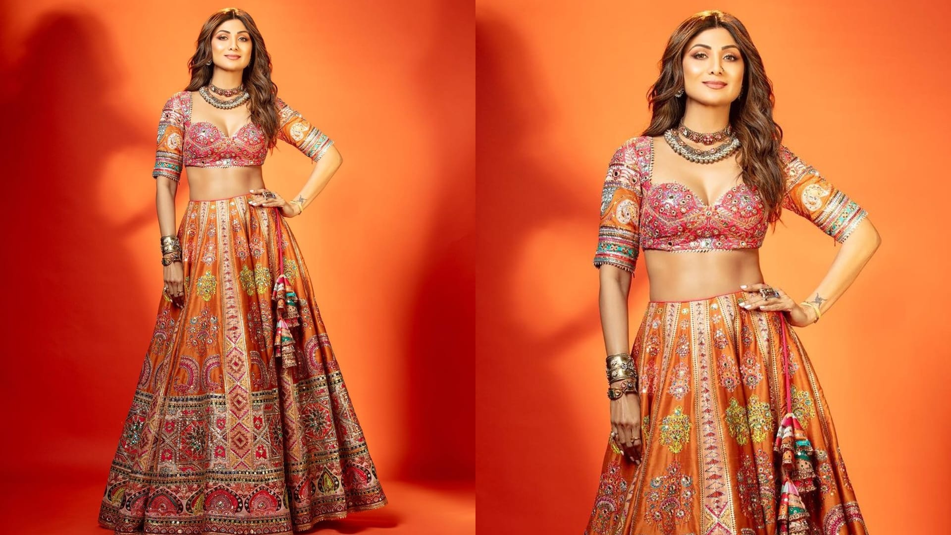trendy Outfit For Dandiya Night 2024 beautiful collection of lehenga for shardiya navratri 2024