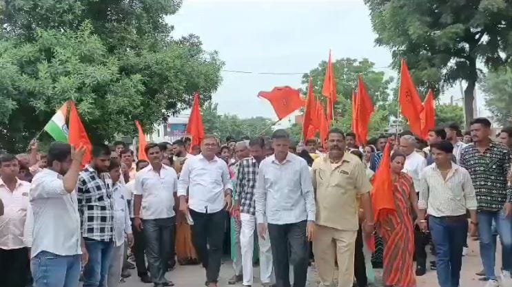 Shahpura News: Hindu society protests demanding arrest in Ganesh Pandal dispute