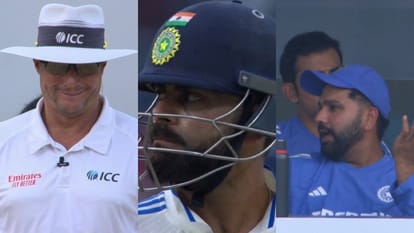 IND vs BAN: rohit sharma reaction goes viral on virat kohli decision of not taking drs