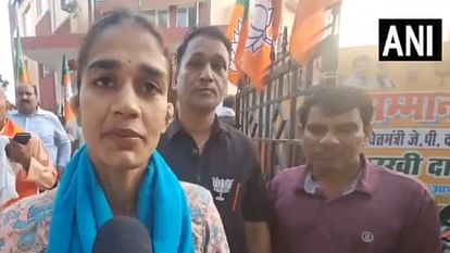 BJP leader Babita Phogat said- Biplab Deb gave mantra of victory to workers, new energy was infused