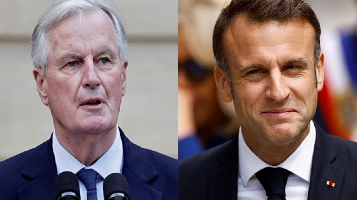 French president macron approved new centre-right govt Conservative French PM Michel Barnier negotiations