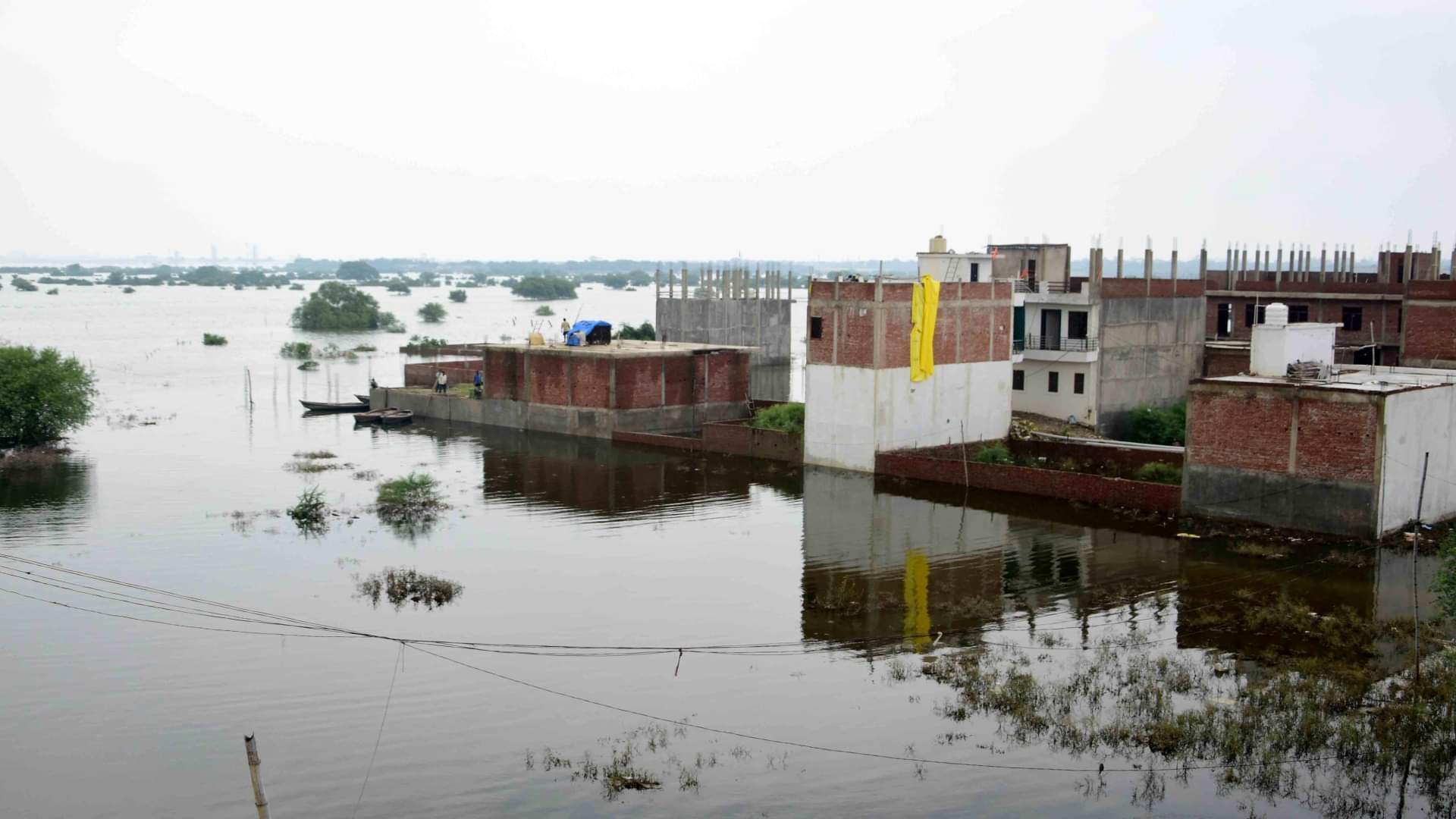 Relief camps started getting evacuated as flood water receded from the alluvium